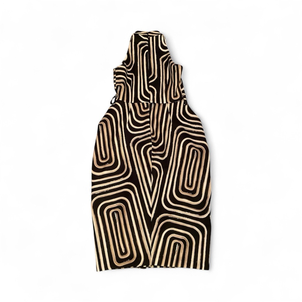 Donna Karan Geometric Midi Dress - Picture 3 of 7